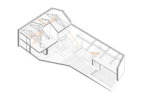 Casa patchwork. Premios A + U de Castilla La Mancha 2022. Obra finalista